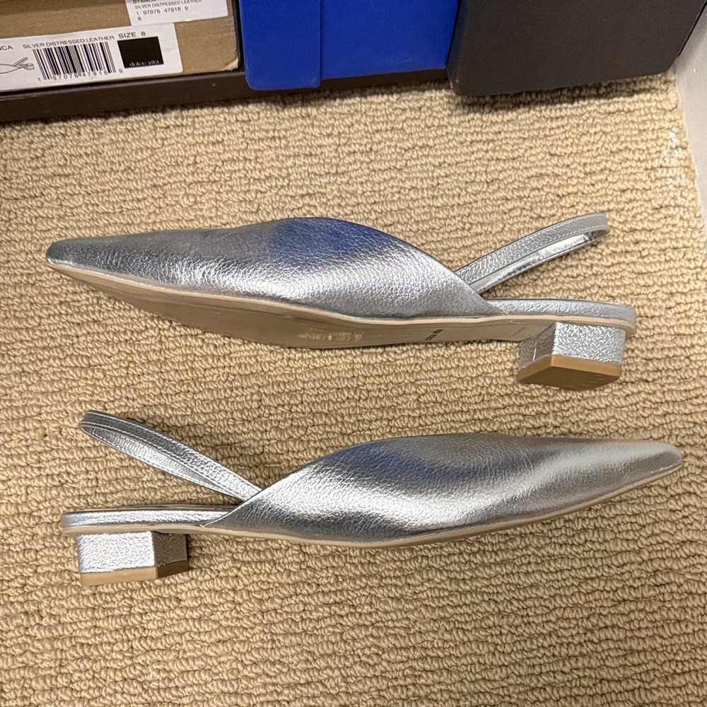 Dolce Vita Silver Flats - Picture 3 of 5